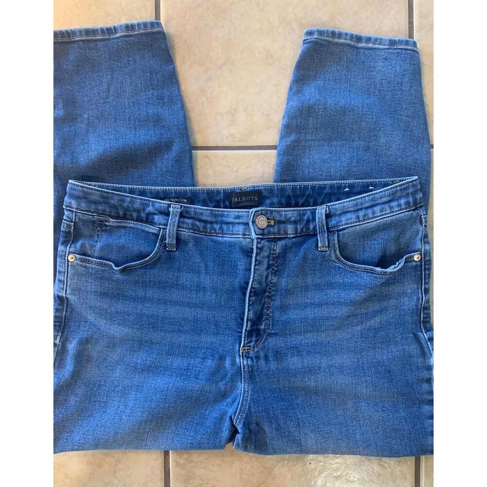 Talbots Jegging Cropped Jeans 14